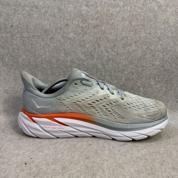 Hoka One ONe Womens Shoes Size 10 D Clifton 8 Grey Running Sneakers 1121375 BFPA - Picture 6 of 9